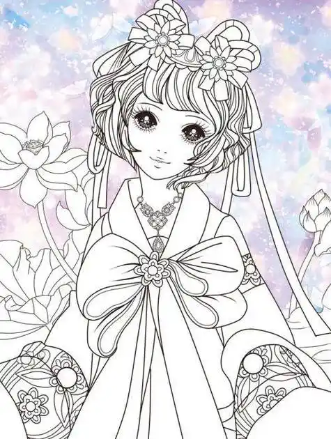 所有古代公主的画法玛丽奥碧琪公主简笔卡通画画法美丽的卡通小公主的