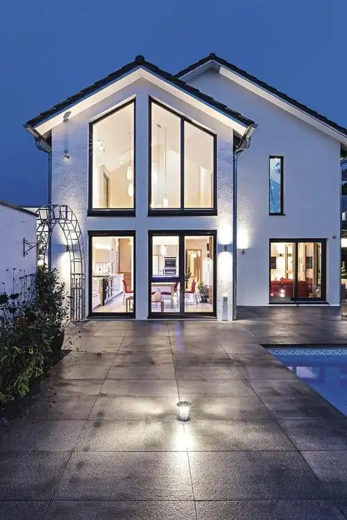 全是窗 满眼全是落地窗 采光最好自建房别墅赏析