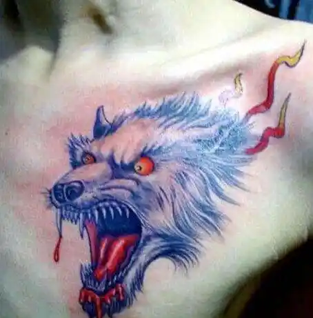 健身男胸部纹身几款时尚的胸部纹身图案增添魅力值