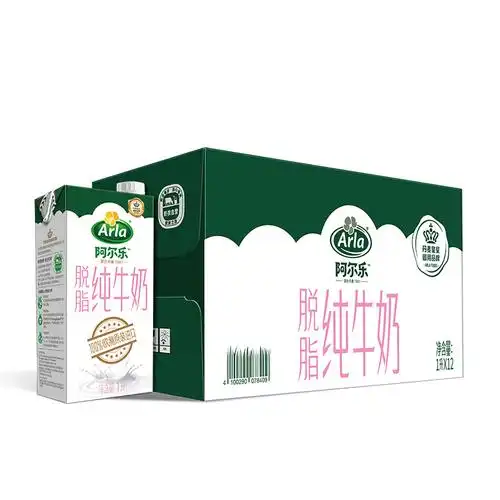 arla 爱氏晨曦 阿尔乐 脱脂纯牛奶