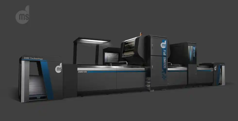 dms热凸烫印技术恰好综合了传统热烫和冷烫的优点     无需制作烫金版