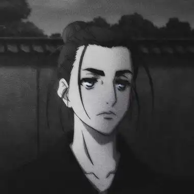 王也头像高清黑白