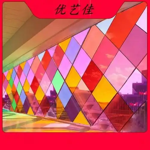 彩色玻璃贴膜窗户玻璃纸红色装饰膜幼儿园手工透光透明彩色窗贴纸