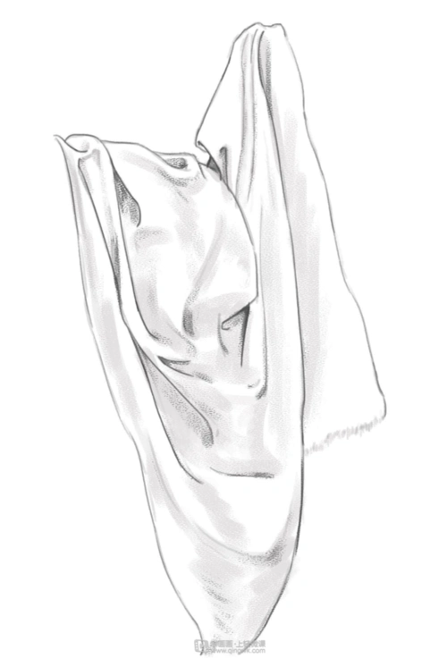 作业:学cg绘画要不要学素描之布的素描画法训练 - blink - 轻微课