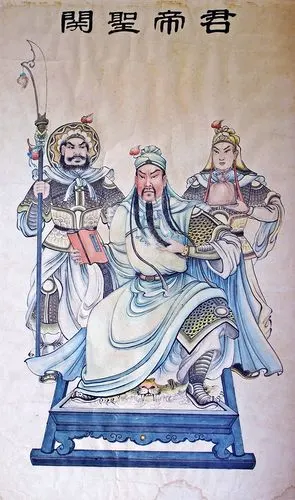 批发精工纯铜 关羽看书忠义春秋关公 周仓关平 武财神摆件 大小号