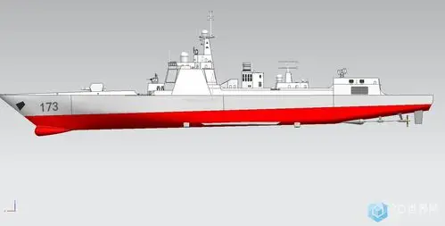 052d中华神盾带3d图档