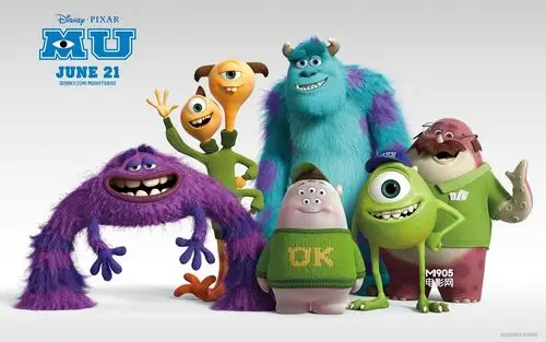 《怪兽大学》曝全角色壁纸 奇形怪状怪兽登场