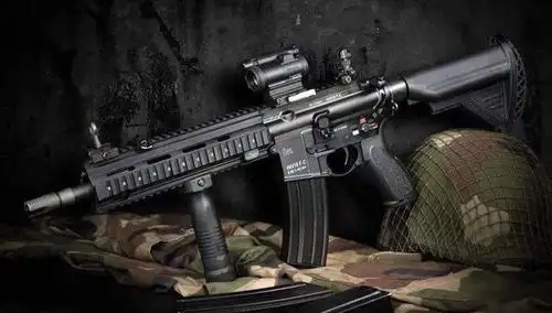 hk416突击步枪吃鸡游戏里的王者曾击毙本拉登