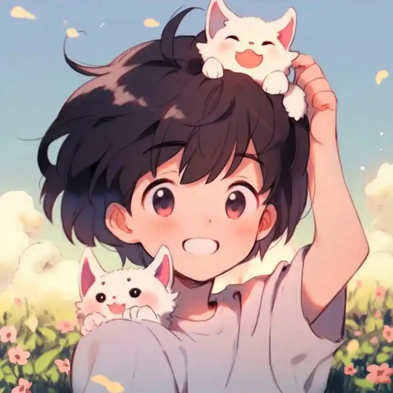 治愈系动漫男生头像