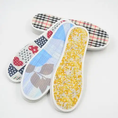 手工纳全棉加厚千层布吸汗透气减震防臭男士老粗布春夏纯棉鞋垫女_7折