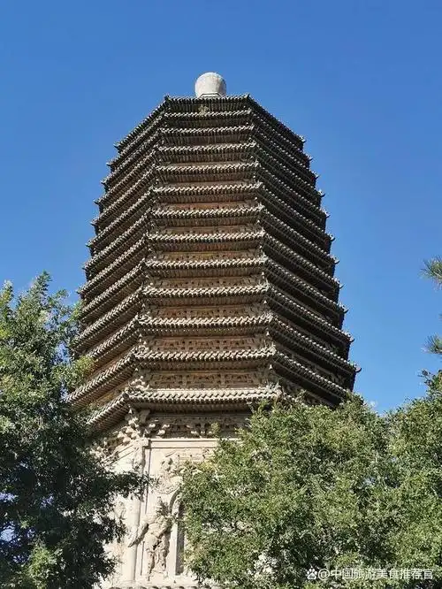 天宁寺塔,北京历史最古老的寺塔,辽代所建,是契丹和汉族工匠合力创造