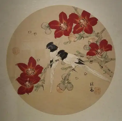 工笔花鸟系列之十 小品 喻志高