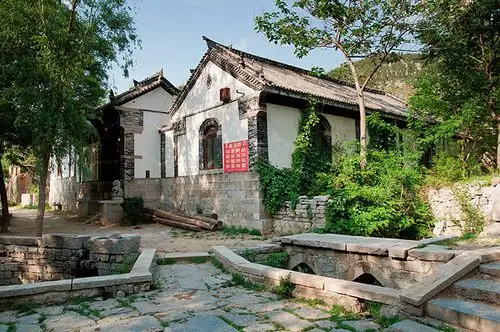 房子,古老,乡村,山东,中国