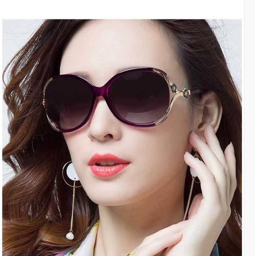 帕森珂偏光太阳镜女款防紫外线眼镜大脸圆脸显瘦网红墨镜2024新款