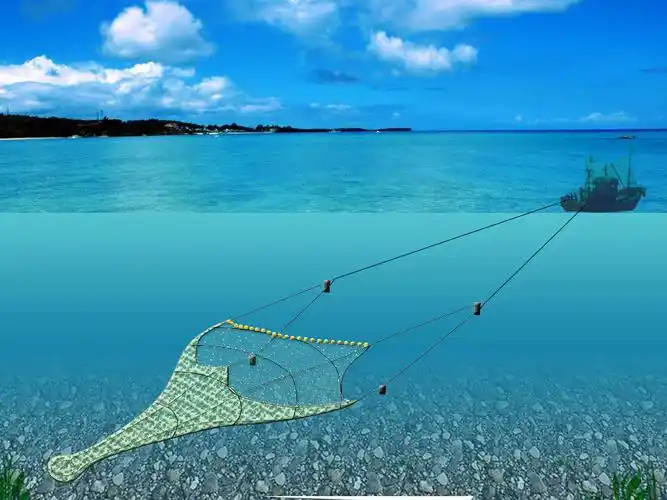 深海渔船拖网 捕捞捕鱼渔具围网拉网 多规格聚乙烯拖网