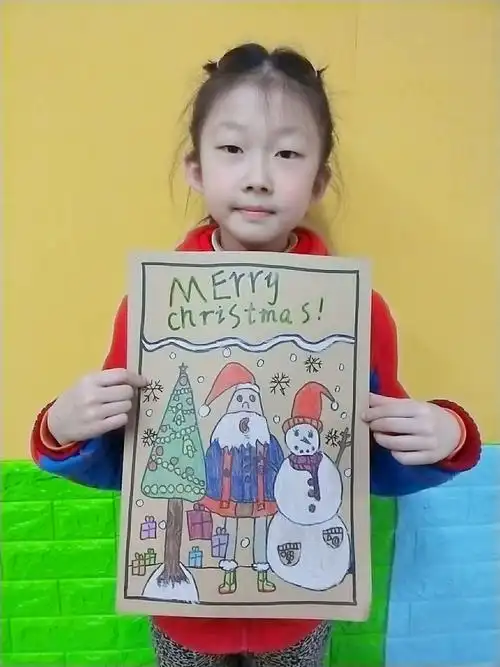 小橘子老师的彩铅课《圣诞节海报设计》