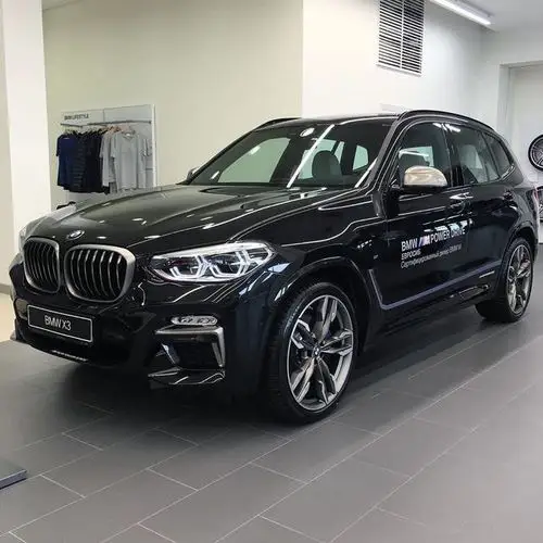 黑色的很漂亮宝马x3海外实车