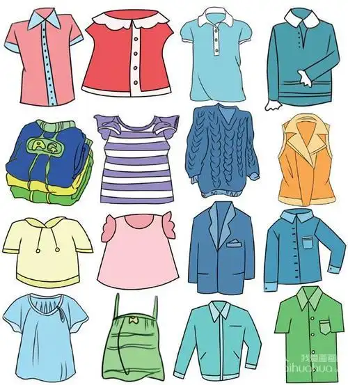 简笔画服饰篇3儿童画教程学画画我爱画画网