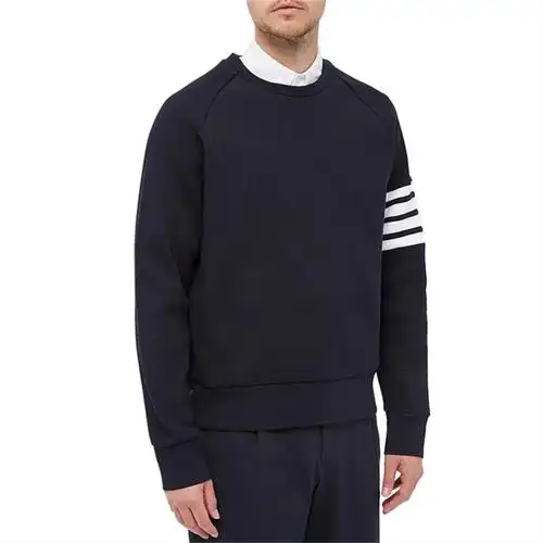 thombrowne汤姆布朗香港直邮秋冬经典条纹蓝色男士卫衣