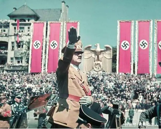 铭记历史:一组二战时纳粹德国的彩色老照片