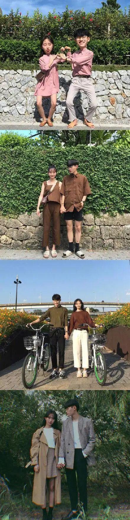 情侣出游拍照姿势mark