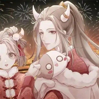 古风情头情侣仙气飘飘头像高清可爱超甜动漫情侣头像图片