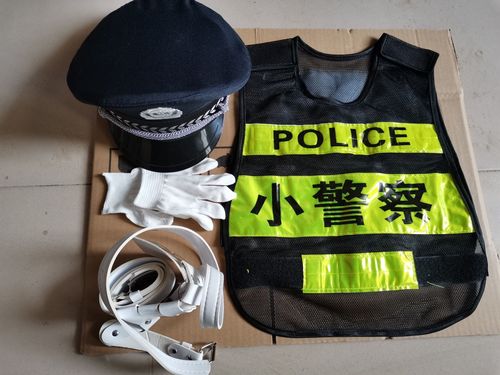 儿童小警察演出小警官马甲幼儿角色扮演小交小警服反光表演服马甲