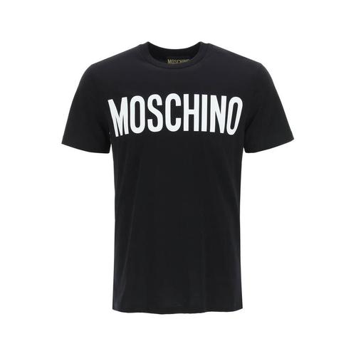莫斯奇诺moschino男款t恤|logo print t shirt
