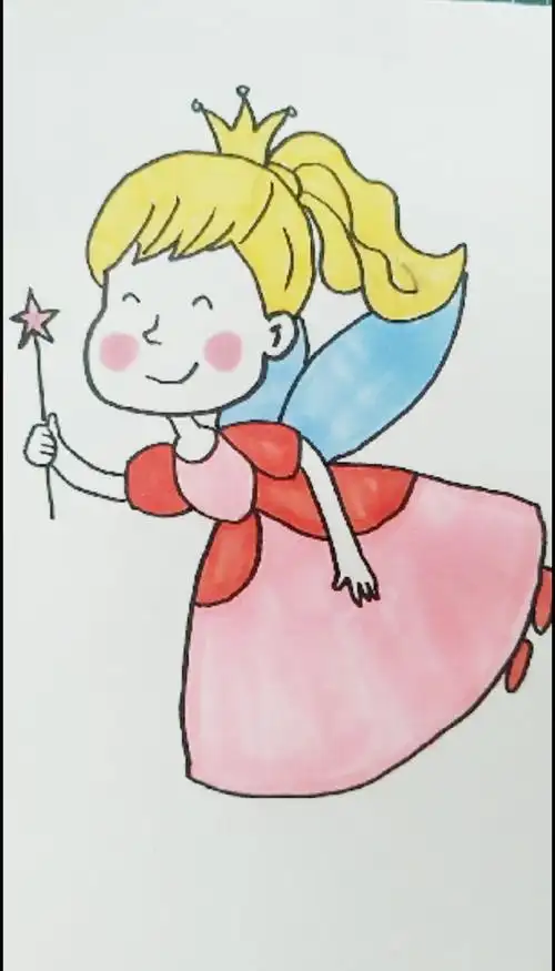 简笔画#教你画小仙女