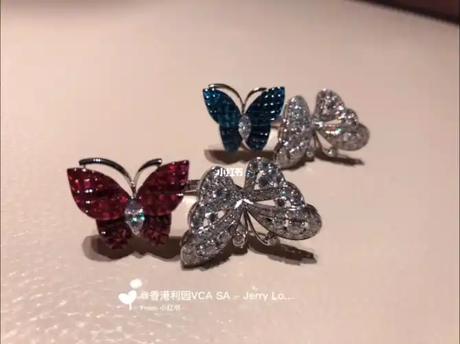 梵克雅宝twobutterfly红宝蝴蝶戒指03