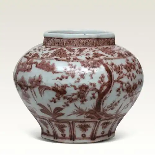 元釉裏红花卉纹大罐 口径20.5 底22 高29.… - 堆糖,美图壁纸兴趣社区