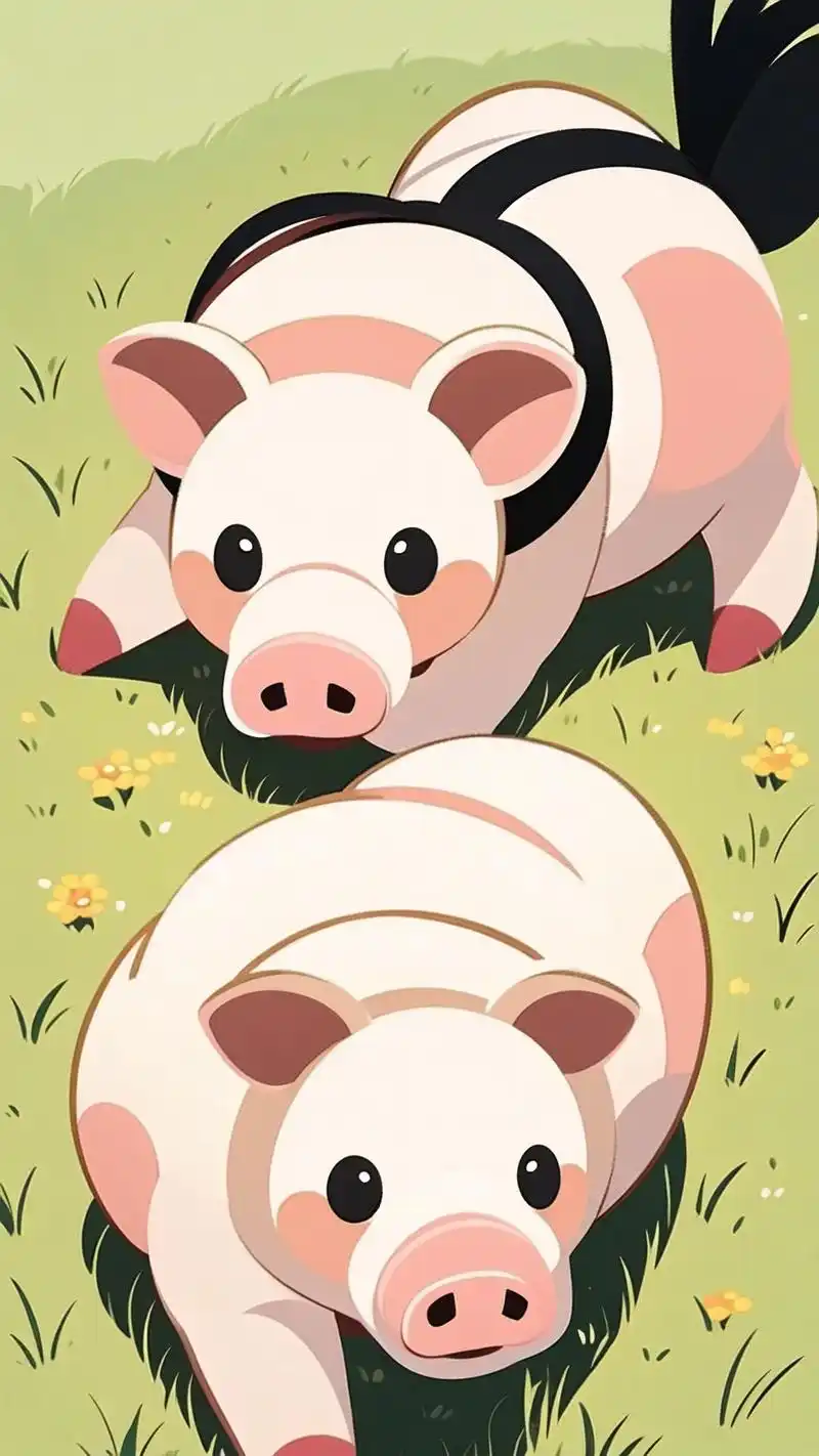 小猪壁纸来袭🐷✨ 亲们,今天给大家带来的是超级可爱的小猪壁纸哦
