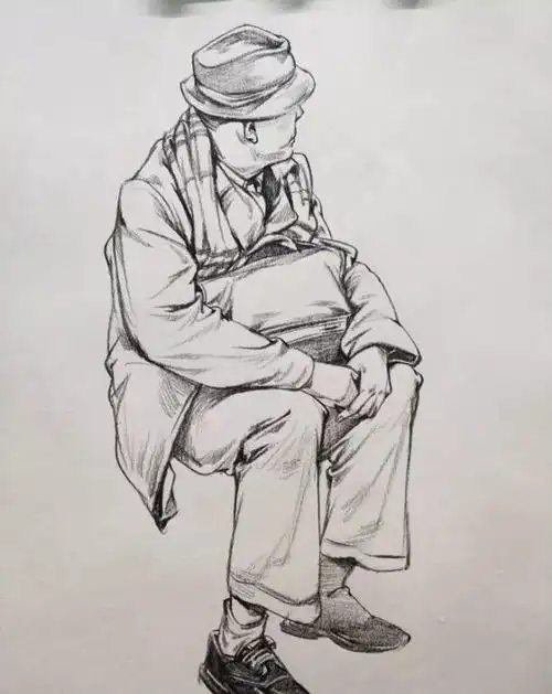 速写人物临摹素材,值得收藏