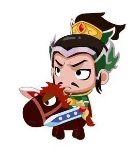 简笔画卡通人物三国刘备萌古代将军简笔画仙剑q版人物头像 萌 简笔画