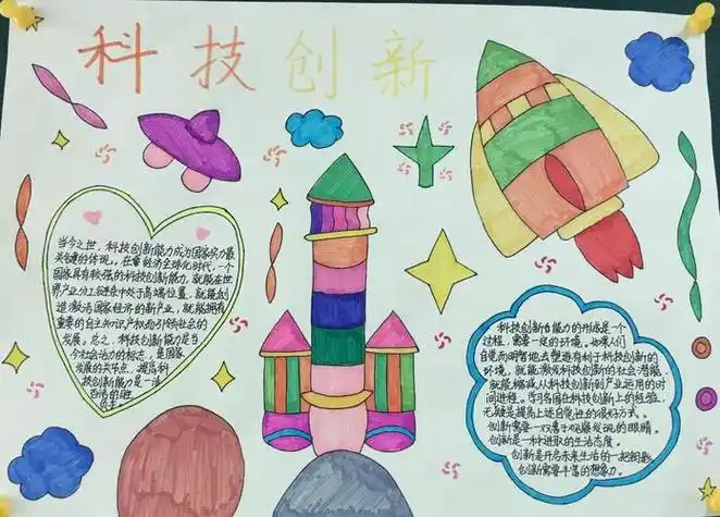 欣赏科普小知识手抄报版面设计图最简单的科学手抄报科普手抄报简单