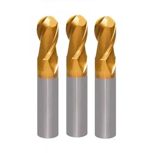 供应60度铣刀镀钛球刀极细微粒钨钢立铣刀-球刀 钨钢球刀球刀龙华