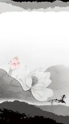 中国古风水墨背景图