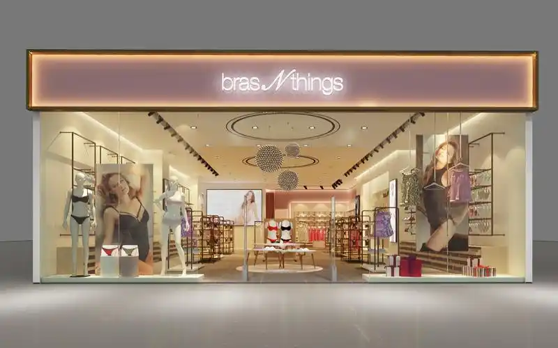 brasnthings女士内衣店装修设计图