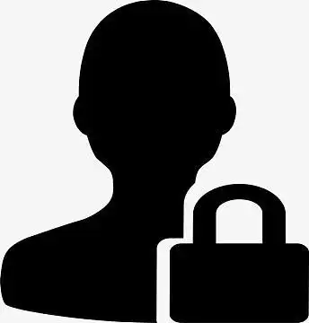 人物头像黑色素材_人物头像黑色图片元素-觅元素