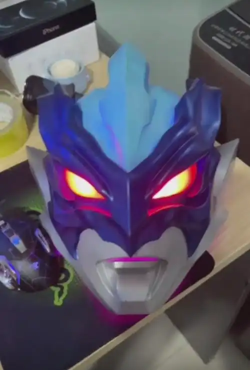 奥特曼cos头盔头套面具手工定制特摄cos动漫电影皮套白膜成品托雷基亚