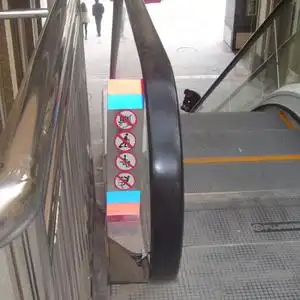 防攀爬装置 电梯配件 自动扶梯不锈钢三角挡板