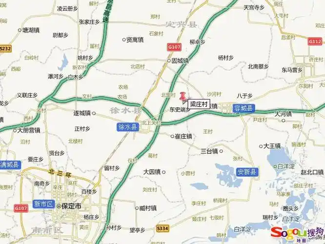 想知道: 保定市 徐水县东史端乡梁庄 在哪