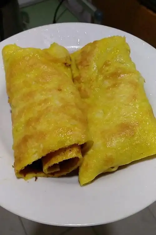 gjsophie做的玉米粉鸡蛋饼