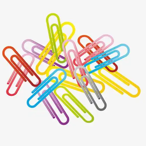 矢量彩色曲别针免抠素材免费下载_觅元素51yuansu.com