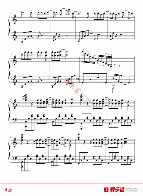 《tfboys《爱出发》 钢琴谱》吉他谱