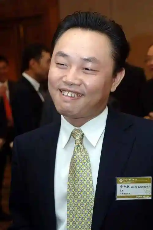 黄光裕,2004,2005,2008年三度问鼎胡润百富榜之首富,在2006年福布斯