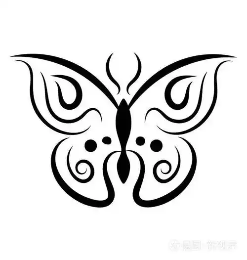 蝴蝶形状图标设计