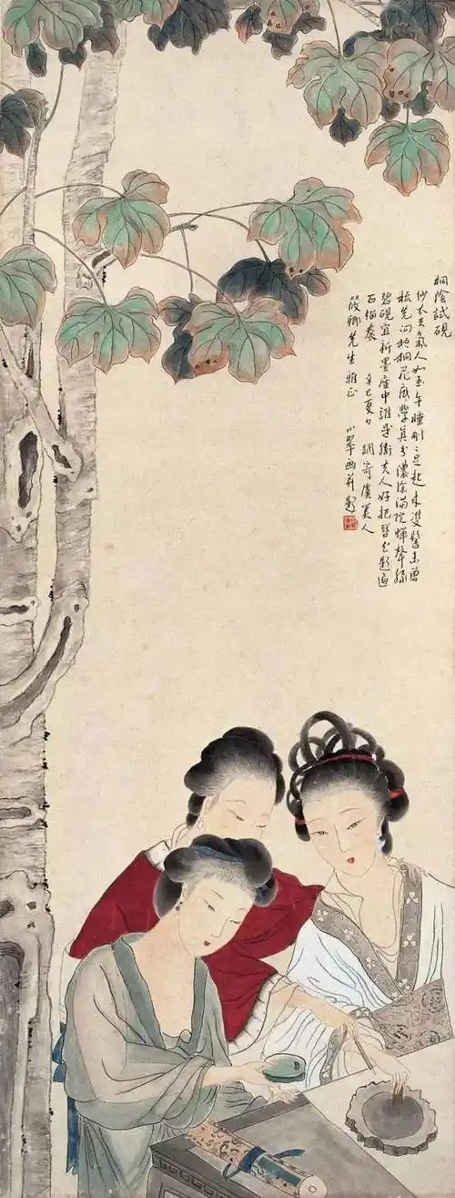 陆小曼_绘画_何香凝