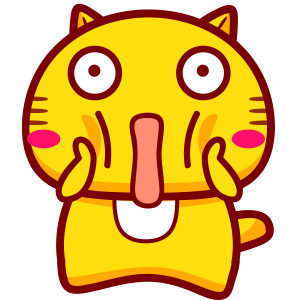 可爱大肥猫哈咪猫表情惊讶