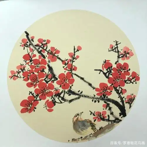 罗惠敏花鸟画小品作品欣赏